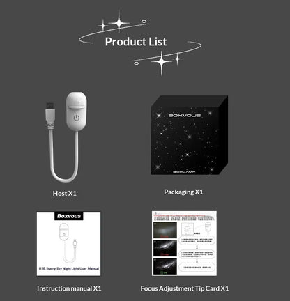 Galaxy Starry Sky Night Light Projector